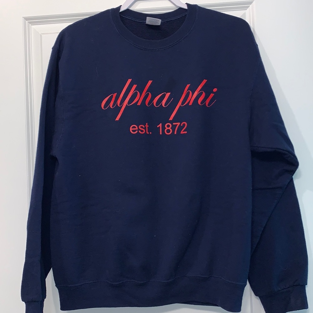 Alpha Phi Crew neck Sweatshirt